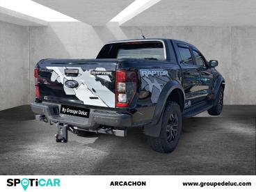 SPOTICAR Ford Ranger 2.0 Tdci 213ch Double Cabine Raptor Bva10 Occasion - Utilitaire Diesel Noir Shadow - La Teste De Buch - 1203732523_2