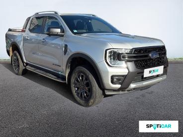 SPOTICAR Ford Ranger 3.0 Ecoblue V6 240ch Stop&start Double Cabine Wild Occasion - Utilitaire Diesel Gris Lunaire Métallisée - Perpignan - 1203773404_3