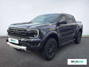 SPOTICAR Ford Ranger 3.0 Ecoboost V6 292ch Stop&start Double Cabine Rap Occasion - Utilitaire Essence Gris Météore Métallisée - Perpignan - 1203793115_1