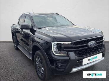 SPOTICAR Ford Ranger 2.0 Ecoblue 205 Auto D. Cabine Wildtrak Occasion - Pick-up Diesel Gris Clair - Mayenne - 1204130298_3