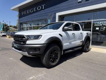 SPOTICAR Ford Ranger 2.0 Tdci 213ch Double Cabine Raptor Bva10 Occasion - Utilitaire Diesel Blanc Glacier - Marseille - 1204150299_1