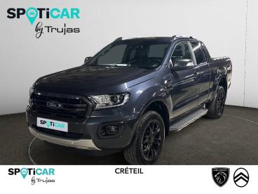 SPOTICAR Ford Ranger Super Cabine 2.0 Ecoblue 213 Bv10 Wildtrak Occasion - Utilitaire Diesel Noir - Creteil - 1204188753_1