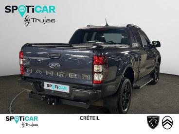 SPOTICAR Ford Ranger Super Cabine 2.0 Ecoblue 213 Bv10 Wildtrak Occasion - Utilitaire Diesel Noir - Creteil - 1204188753_5