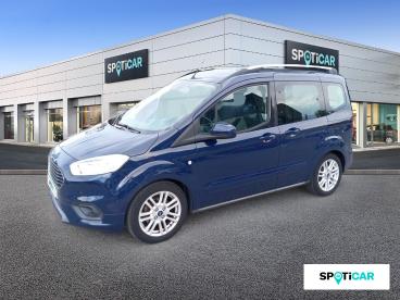 SPOTICAR Ford Tourneo Courier 1.0 E 100 Bv6 S&s Titanium Occasion - Familiale Essence Bleu - Frejus - 1204037181_1