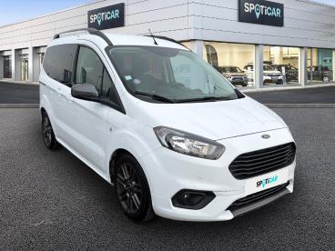 SPOTICAR Ford Tourneo Courier 1.0 E 100 Bv6 S&s Sport Occasion - Familiale Essence Frozen White - Maizieres La Grande Paroisse - 1204138033_3