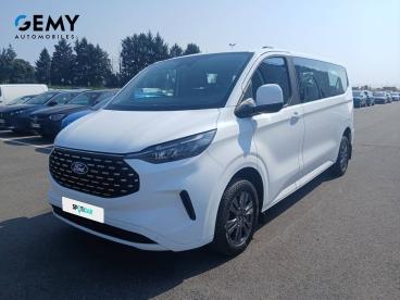 SPOTICAR Ford Tourneo Custom 320 L2h1 2.0 Ecoblue 150 Ch Titanium Occasion - Familiale Diesel Blanc - Pontivy - 1204169442_1