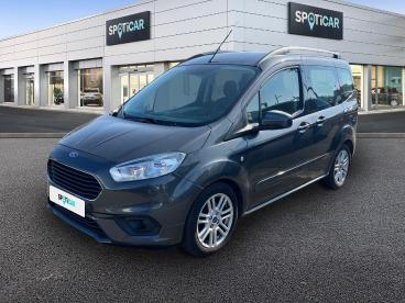 SPOTICAR Ford Tourneo Courier 1.5 Tdci 100ch Titanium Occasion - Familiale Diesel Peinture Métallisée Gris Millénium - Calais - 1203935117_1