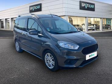 SPOTICAR Ford Tourneo Courier 1.5 Tdci 100ch Titanium Occasion - Familiale Diesel Peinture Métallisée Gris Millénium - Calais - 1203935117_3