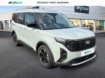 SPOTICAR Ford Tourneo Courier 1.0 Ecoboost 125 Powershift S&s Active Occasion - Familiale Essence Gris Clair - Pont audemer - 1203959420_3