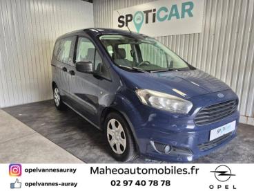 SPOTICAR Ford Tourneo Courier 1.0e 100ch Ambiente Occasion - Familiale Essence Bleu - Vannes - 1204074235_1