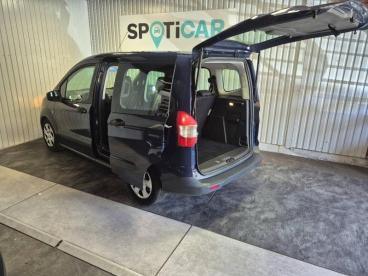 SPOTICAR Ford Tourneo Courier 1.0e 100ch Ambiente Occasion - Familiale Essence Bleu - Vannes - 1204074235_4