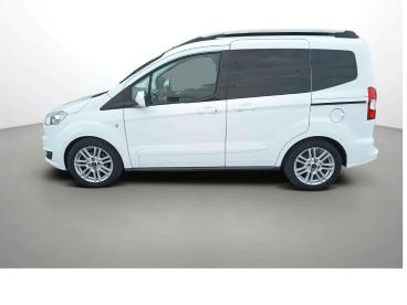 SPOTICAR Ford Tourneo Courier 1.0e 100ch Titanium Occasion - Familiale Essence Blanc Glacier - Saint Quentin - 1204151713_2