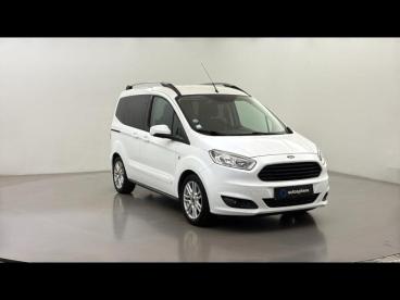 SPOTICAR Ford Tourneo Courier 1.0e 100ch Titanium Occasion - Familiale Essence Blanc Glacier - Chatellerault - 1204154611_3
