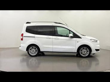 SPOTICAR Ford Tourneo Courier 1.0e 100ch Titanium Occasion - Familiale Essence Blanc Glacier - Chatellerault - 1204154611_4