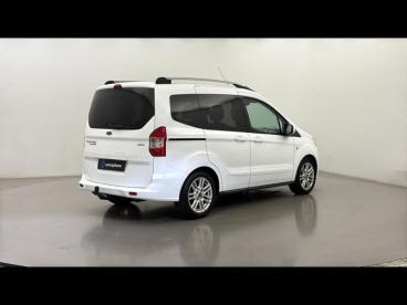 SPOTICAR Ford Tourneo Courier 1.0e 100ch Titanium Occasion - Familiale Essence Blanc Glacier - Chatellerault - 1204154611_5