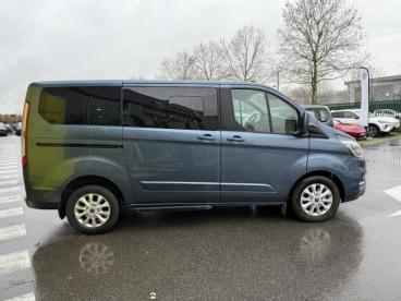 SPOTICAR Ford Tourneo Custom 320 L1h1 1.0 Ecoboost 120ch Phev Titanium Occasion - Familiale Hybride Rechargeable Peinture Métallisée Bleu Azur - Vert Saint Denis - 1203894364_4