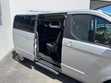 SPOTICAR Ford Tourneo Custom 320 L2h1 2.0 Ecoblue 130ch Titanium Bva / 9 Places Occasion - Familiale Diesel Peinture Métallisée Gris Lunaire - Quimper - 1204090991_5