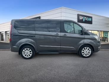 SPOTICAR Ford Tourneo Custom 320 L1h1 2.0 Ecoblue 130ch Titanium Bva 7cv Occasion - Familiale Diesel Peinture Métallisée Gris Magnetic - Bourgoin Jallieu - 1204134156_4