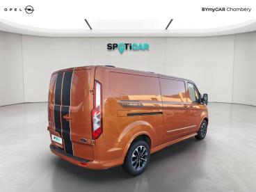 SPOTICAR Ford Transit Custom Fourgon 320 L2h1 2.0 Ecoblue 185 Bva Sport Occasion - Utilitaire Diesel Orange - Chambery - 1203871655_3