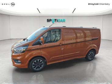 SPOTICAR Ford Transit Custom Fourgon 320 L2h1 2.0 Ecoblue 185 Bva Sport Occasion - Utilitaire Diesel Orange - Chambery - 1203871655_4