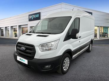 SPOTICAR Ford Transit Fgn T330 L2h2 2.0 Ecoblue 130 S&s Trend Business Occasion - Utilitaire Diesel Blanc - Bondy - 1203922030_1