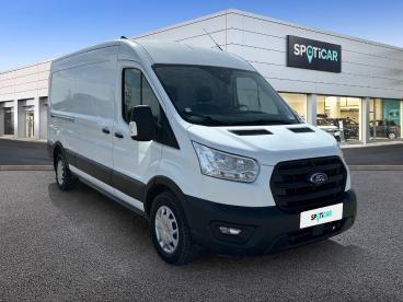 SPOTICAR Ford Transit Fgn T330 L3h2 2.0 Ecoblue 130 S&s Trend Business Occasion - Utilitaire Diesel Blanc - Velizy - 1203922734_3