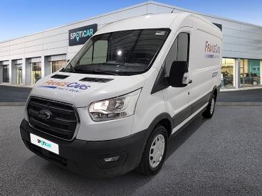 SPOTICAR Ford Transit Fgn T350 L2h2 2.0 Ecoblue 130 S&s Trend Business Occasion - Utilitaire Diesel Blanc - Tours - 1203928286_1