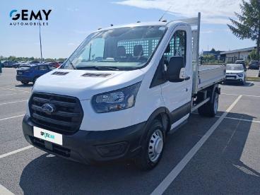 SPOTICAR Ford Transit Benne P350 L2 2.0 Ecoblue 130 S&s Hdt Euro Vi Ambi Occasion - Utilitaire Diesel Blanc - Pontivy - 1203996531_1
