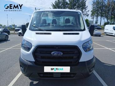 SPOTICAR Ford Transit Benne P350 L2 2.0 Ecoblue 130 S&s Hdt Euro Vi Ambi Occasion - Utilitaire Diesel Blanc - Pontivy - 1203996531_2