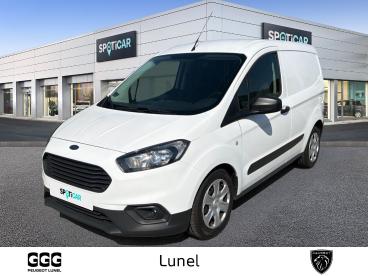 SPOTICAR Ford Transit Courier Fgn 1.0 E 100 Bv6 Trend Occasion - Utilitaire Essence Blanc - Lunel - 1204033711_1