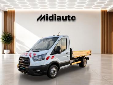 SPOTICAR Ford Transit P350 L2 2.0 Ecoblue 165 Ch Trend Business + Benne Occasion - Utilitaire Diesel Blanc Glacier - Montfavet - 1204186233_1