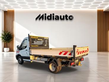 SPOTICAR Ford Transit P350 L2 2.0 Ecoblue 165 Ch Trend Business + Benne Occasion - Utilitaire Diesel Blanc Glacier - Montfavet - 1204186233_3