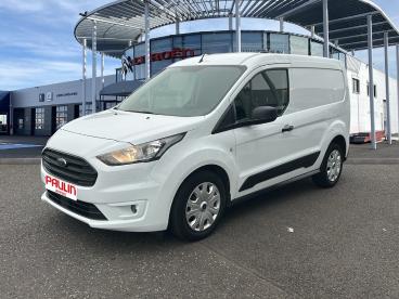 SPOTICAR Ford Transit Connect 1.5 Ecoblue 100 L1 Trend Business Occasion - Utilitaire Diesel Blanc - Lempdes - 1203904092_1
