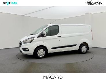 SPOTICAR Ford Transit Custom 280 L1h1 2.0 Ecoblue 130 Trend Business Occasion - Utilitaire Diesel Blanc Glacier - Boe - 1203498414_1