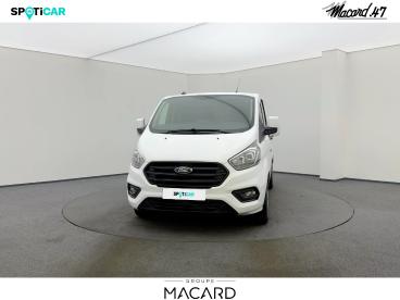 SPOTICAR Ford Transit Custom 280 L1h1 2.0 Ecoblue 130 Trend Business Occasion - Utilitaire Diesel Blanc Glacier - Boe - 1203498414_2