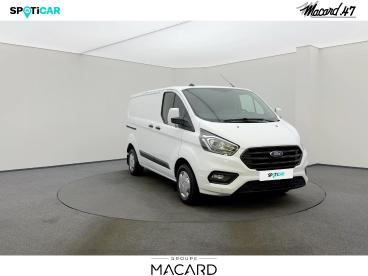 SPOTICAR Ford Transit Custom 280 L1h1 2.0 Ecoblue 130 Trend Business Occasion - Utilitaire Diesel Blanc Glacier - Boe - 1203498414_3