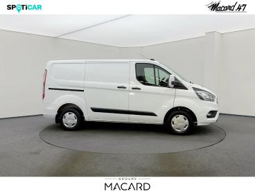 SPOTICAR Ford Transit Custom 280 L1h1 2.0 Ecoblue 130 Trend Business Occasion - Utilitaire Diesel Blanc Glacier - Boe - 1203498414_4