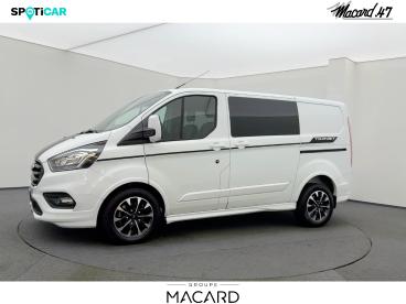 SPOTICAR Ford Transit Custom 320 L1h1 2.0 Ecoblue 170 S&s Cabine Approfondie Sp Occasion - Utilitaire Diesel Blanc Glacier - Bias - 1203657140_1