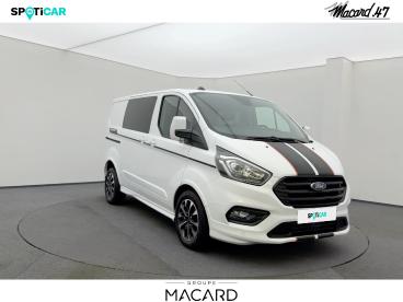 SPOTICAR Ford Transit Custom 320 L1h1 2.0 Ecoblue 170 S&s Cabine Approfondie Sp Occasion - Utilitaire Diesel Blanc Glacier - Bias - 1203657140_3