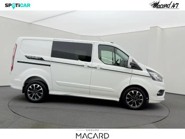 SPOTICAR Ford Transit Custom 320 L1h1 2.0 Ecoblue 170 S&s Cabine Approfondie Sp Occasion - Utilitaire Diesel Blanc Glacier - Bias - 1203657140_4