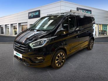 SPOTICAR Ford Transit Custom 290 L1h1 2.0 Ecoblue 185 S&s Sport Bva6 Occasion - Utilitaire Diesel Noir Agate Métallisée - Dizy - 1203733345_1