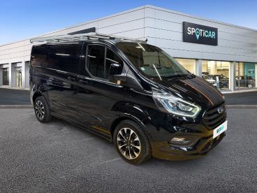 SPOTICAR Ford Transit Custom 290 L1h1 2.0 Ecoblue 185 S&s Sport Bva6 Occasion - Utilitaire Diesel Noir Agate Métallisée - Dizy - 1203733345_3