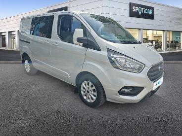 SPOTICAR Ford Transit Custom 300 L1h1 2.0 Ecoblue 130 Cabine Approfondie Limite Occasion - Utilitaire Diesel Gris Lunaire Métallisée - Saint Brieuc - 1204194118_3