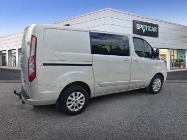 SPOTICAR Ford Transit Custom 300 L1h1 2.0 Ecoblue 130 Cabine Approfondie Limite Occasion - Utilitaire Diesel Gris Lunaire Métallisée - Saint Brieuc - 1204194118_4