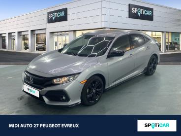 SPOTICAR Honda Civic 1.0 I-vtec 126ch Dynamic 5p Occasion - Berline Essence Argent Astral Métallisé - Normanville - 1203744063_1