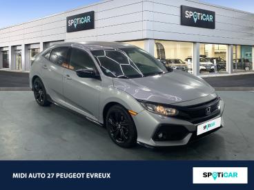 SPOTICAR Honda Civic 1.0 I-vtec 126ch Dynamic 5p Occasion - Berline Essence Argent Astral Métallisé - Normanville - 1203744063_3