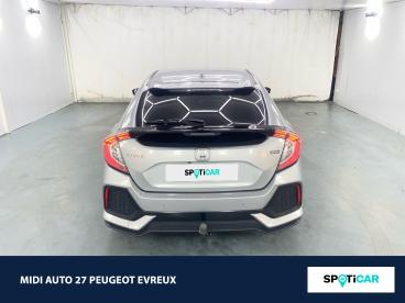 SPOTICAR Honda Civic 1.0 I-vtec 126ch Dynamic 5p Occasion - Berline Essence Argent Astral Métallisé - Normanville - 1203744063_5