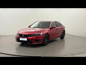 SPOTICAR Honda Civic 2.0 I-mmd 184ch E:hev Advance Occasion - Berline Hybride Rouge Cristallin Premium Métallisé - Poitiers - 1203783709_1