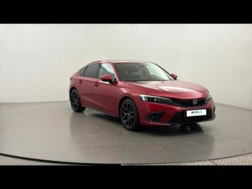 SPOTICAR Honda Civic 2.0 I-mmd 184ch E:hev Advance Occasion - Berline Hybride Rouge Cristallin Premium Métallisé - Poitiers - 1203783709_3