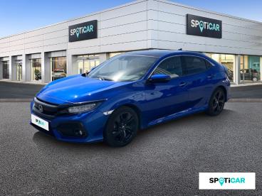 SPOTICAR Honda Civic 1.0 I-vtec 126ch Exclusive 5p Occasion - Berline Essence Bleu Sport Brillant Métallisé - Limoges - 1203987782_1